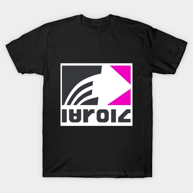 Black Zink Logo T-Shirt by Lorihime